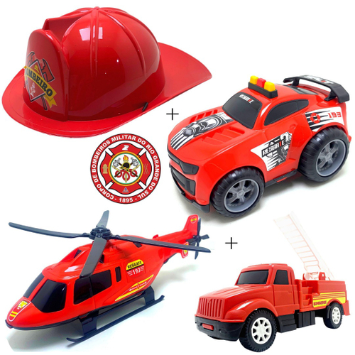 Caminhão De Bombeiro Carrinho Brinquedo Infantil Miniatura em Promoção na  Americanas