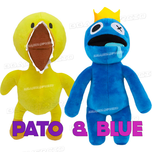 Pelúcia Azul Babão Blue Rainbow Friends Jogo Roblox 37cm - Cortex  Brinquedos em Promoção na Americanas