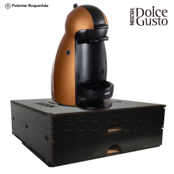 Porta Capsula Dolce Gusto 32 Capsulas Preto Gaveta Embutida Reforçado Suporta Maquina- Decori Br é boa?