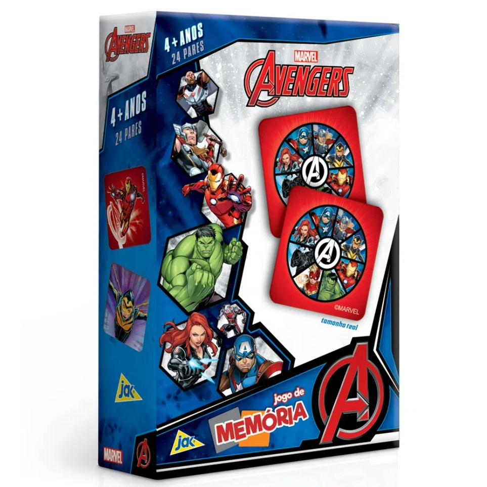 Jogo Educativo Infantil Vingadores Marvel Avengers Dominó - Loja Zuza  Brinquedos