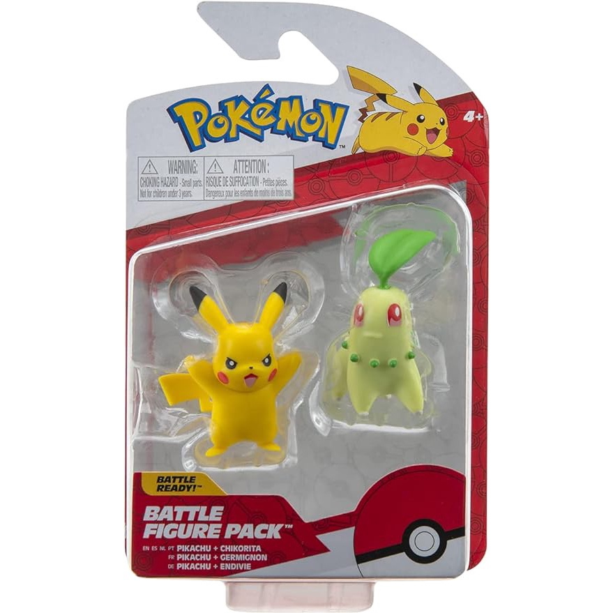 Brinquedo Pokemon - Battle Figure Pack Chikorita em Promoção na