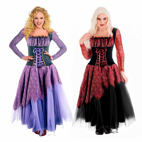 Fantasia Bruxa Adulta Halloween Feminina Vestido Curto Luxo - 7 Artes BrinQ  Fantasias