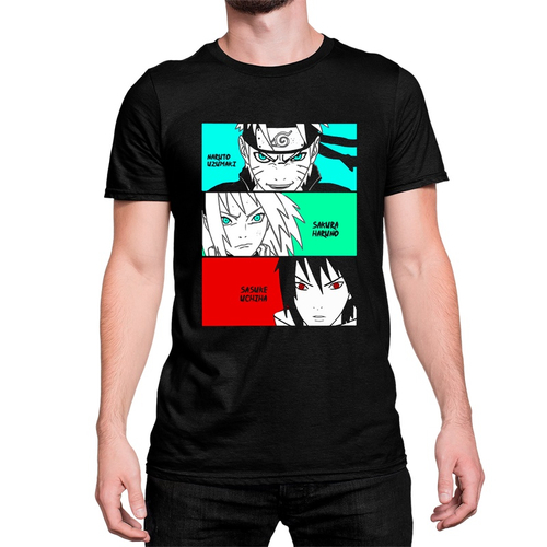 Camiseta masculina Olhos Personagens Naruto Anime Camisa Blusa Branca  Estampada em Promoção na Americanas