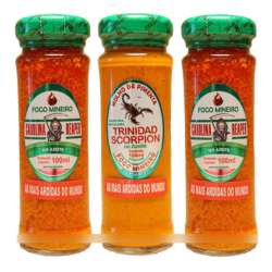 Kit 2 Pimentas Carolina Reaper E 1 Trinidad Scorpion Azeite é boa?