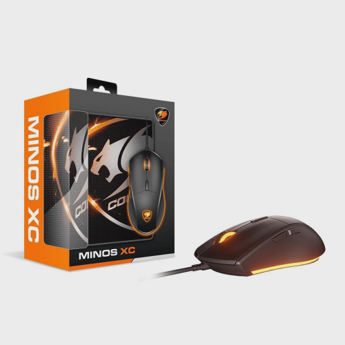 Mouse Gamer Cougar Minos XT, RGB, 6 Botões, 4000DPI