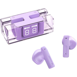 E90 Wireless Ear Buds, Bluetooth Headset Ear Plug Transparent Cover Dual Ear Stereo Motion Super Long Range Intelligent Fingerprint Headset-Essential headphones for girls é boa?