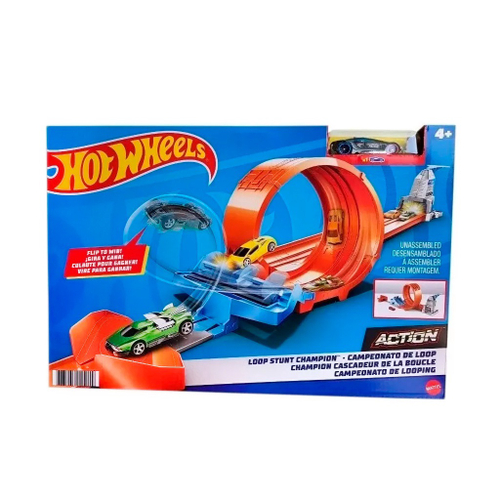 Pista Hot Wheels Rei do Looping Loop Star Mattel