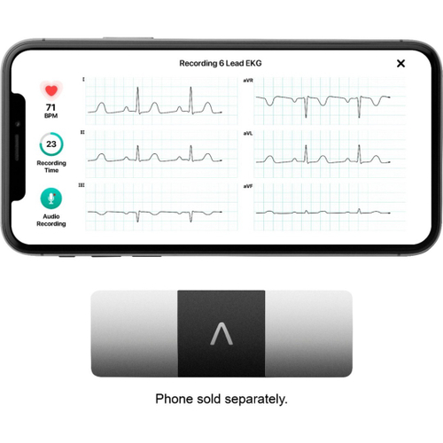 Alivecor Kardia Mobile 6l Ekg Eletrocardiograma - Lacrado Em Promoção ...