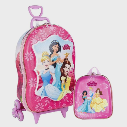 Kit Mochila Rodinha Escolar Tamg 3d Carro Corrida Infantil