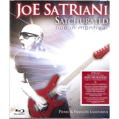 Blu-ray Joe Satriani - Satchurated Live In Montreal em Promoção na  Americanas