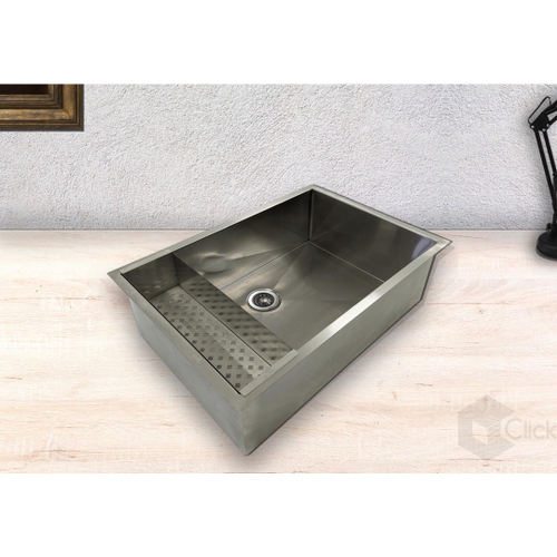 Cuba para Cozinha Retângular Linha Reta Inox 70x40x23cm 1mm