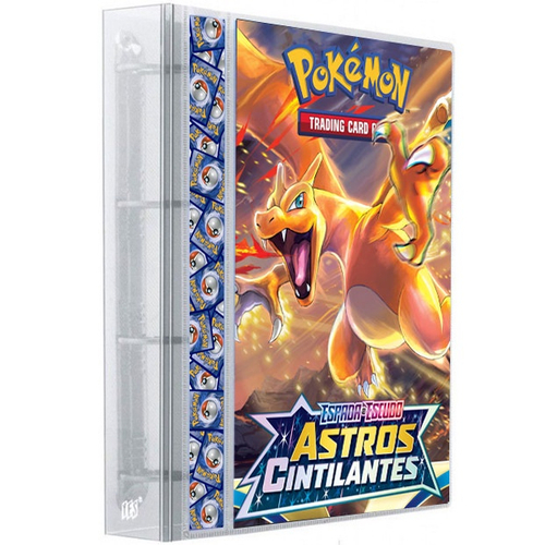 Fichário para guardar cartas-TEMA(Mewtwo)Pokemon-COM folhas em Promoção na  Americanas