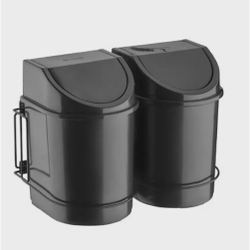 0036-Lixeira deslizante dupla Preta 12L Slim Schmitt -Fixação Lateral é boa?