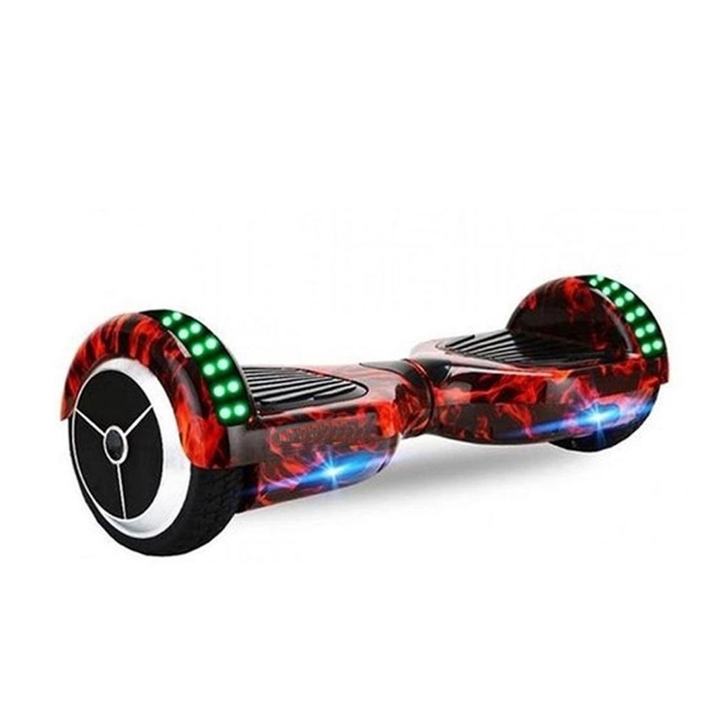 Led Hoverboard 6,5 Skate Elétrico Bluetooth Hover Board 6,5 Cor Fogo e Água  no Shoptime