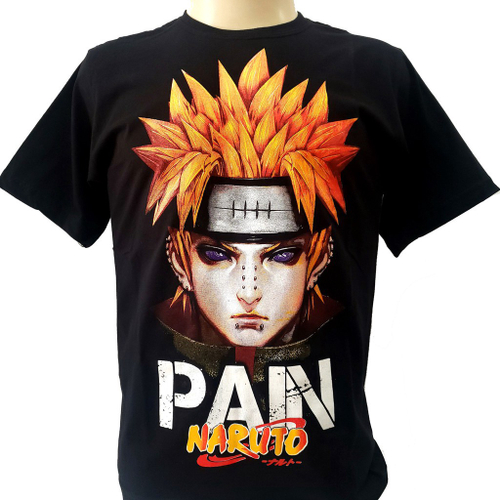 Camisa Camiseta Full 3d Desenho Nuvem Anime - Preto