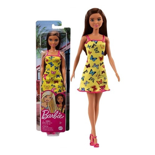 Boneca Barbie Mattel Original Fashion - Vestido Amarelo