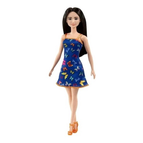 Acessórios para Boneca - Barbie Fashionista - Roupa - Vestido de Festa Azul  - Mattel