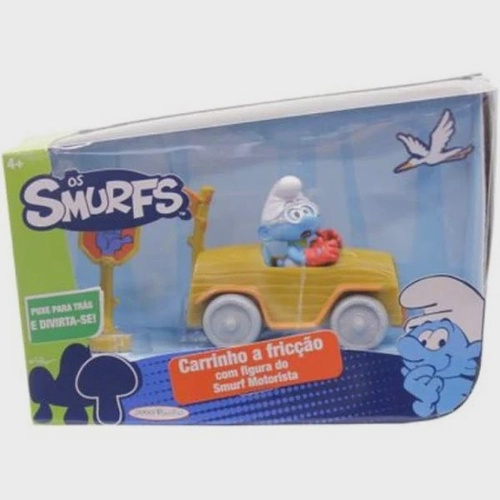 Os Smurfs - Carrinho a Fricção Com Figura do Smurf Motorista - Sunny em  Promoção na Americanas