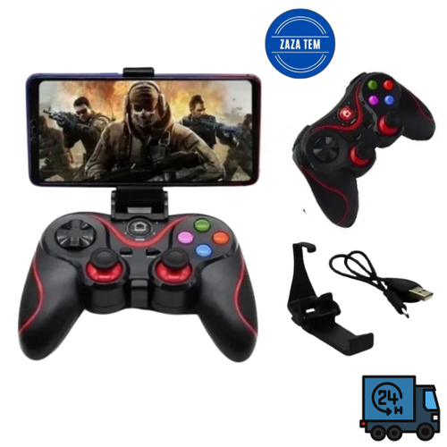 Controle Gamepad Bluethoot Celular Android Ios Para Jogos em Promoção na  Americanas