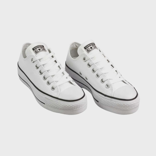 TÊNIS CONVERSE ALL STAR CHUCK TAYLOR PLATAFORMA LIFT BRANCO - TEAHUPOO  SKATE SHOP