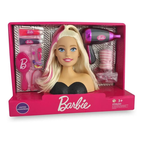 Boneca Barbie Styling Head Faces Para Maquiar Com Acessórios na Americanas  Empresas