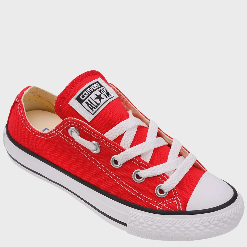 Tênis Infantil Converse All Star Chuck Taylor Border Vermelho - Compre  Agora