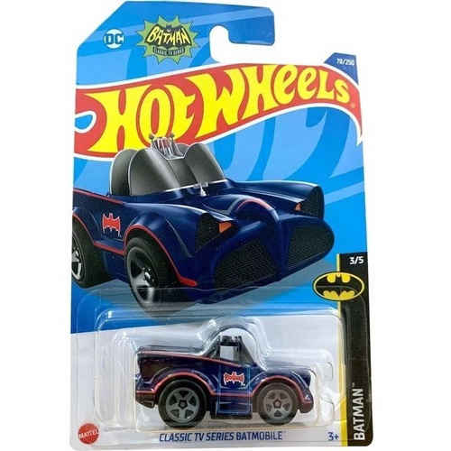 Miniatura Carrinho Hot Wheels Premium Batmobile Batman Hkc22