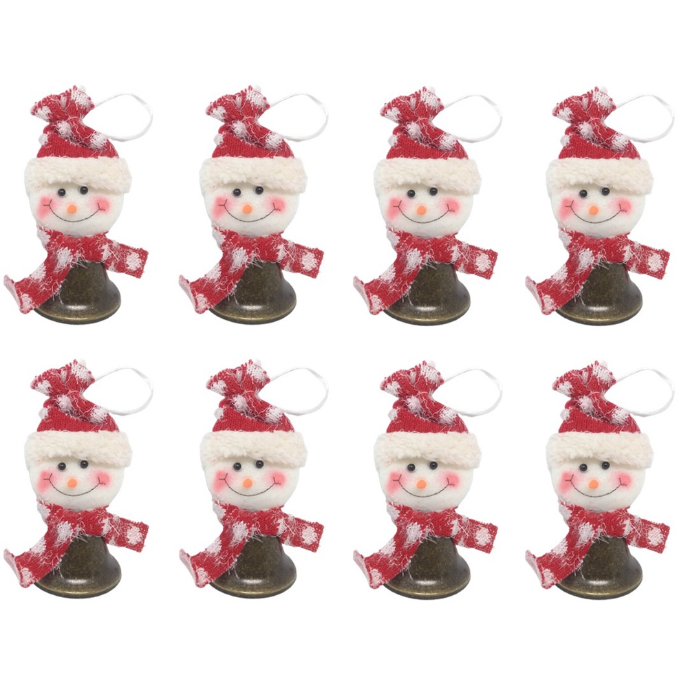 Jogo Sino Natal Metal Rústico Papai Noel E Boneco De Neve Pelúcia 14cm 6  Unidades - Master Christmas