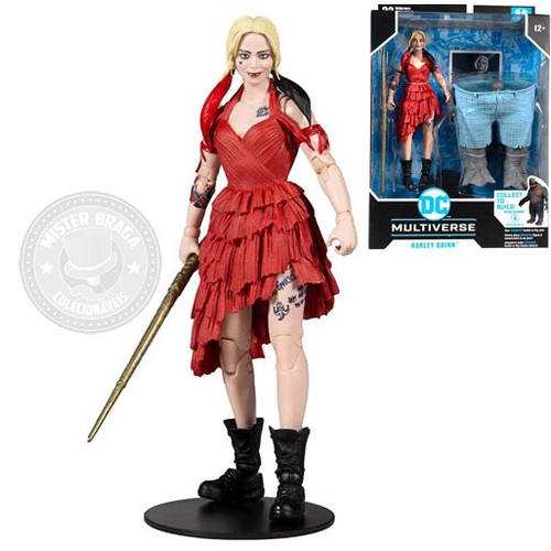 Boneca Harley Quinn Arlequina QPosket Esquadrão Suicida