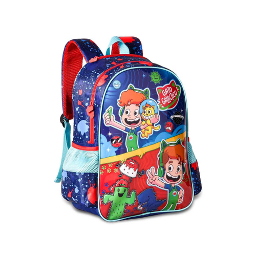 Mochila de costas infantil gato galactico para colorir clio em Promoção na  Americanas