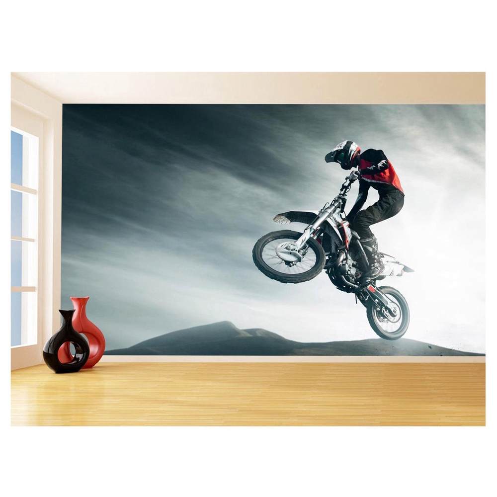 Papel De Parede 3D Moto Cross Trilha Terra Mx 3,5M Bkm23 - Você Decora -  Papel de Parede - Magazine Luiza