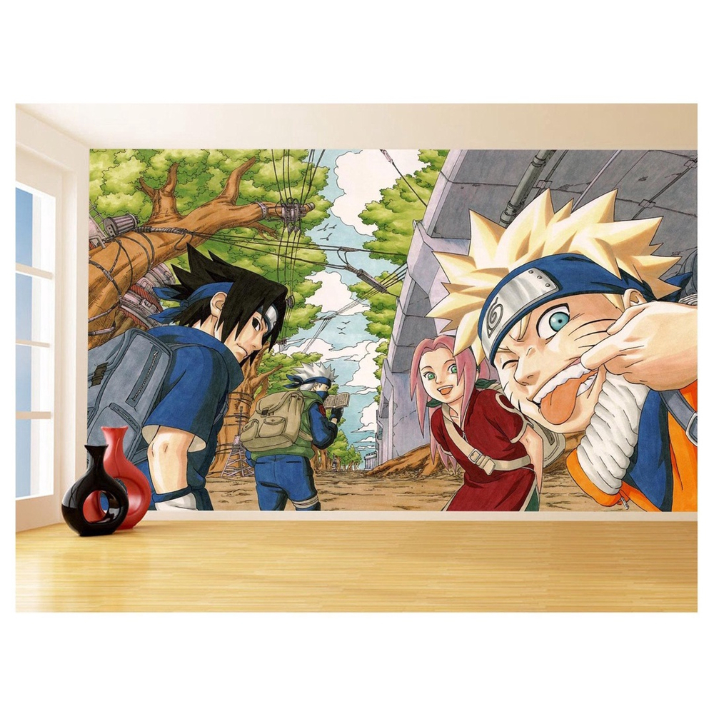 Papel De Parede Anime Naruto Mangá Desenho Art 3,5M Nrt18 em Promoção na  Americanas