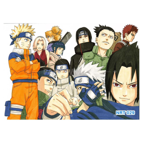 Papel De Parede Anime Naruto Mangá Desenho Art 3,5M Nrt07 no Shoptime