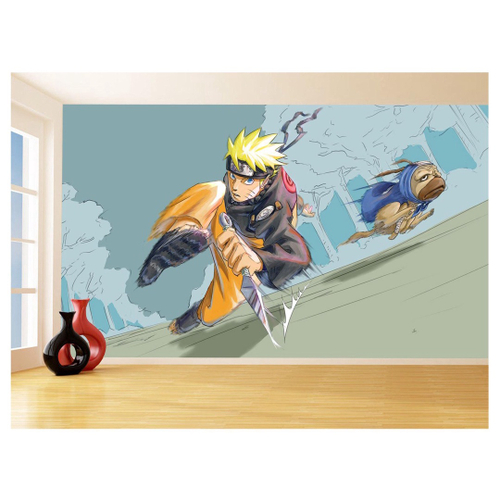 Papel De Parede Anime Naruto Mangá Desenho Art 3,5M Nrt23 em Promoção na  Americanas