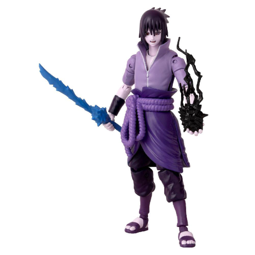 Boneco Sasuke Classico Não Articulado - Sasuke 18cm Naruto