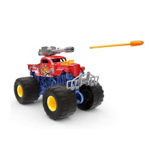 Pista Hot Wheels com Carrinho - Mordida do T-Rex - City - 92 cm