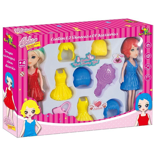 Kit Roupa Boneca American Girl Vestido Mundo Mágico Das na Americanas  Empresas