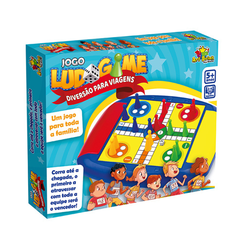 Jogo Ludo Com Tabuleiro Game Pedagógico Família Divertido 19 Peças em  Promoção na Americanas