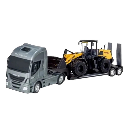 Kit 4 Caminhao Iveco Brinquedo Bebida, Carroceria, Lixo e Tanque