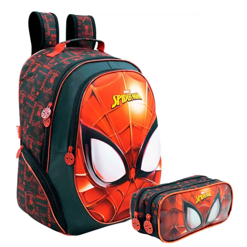 Mochila Escolar Juvenil Spider Man Desenho Herói Criança em Promoção na  Americanas