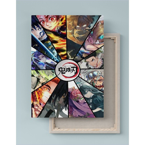 Quadro decorativo Poster Zenitsu Desenho Demon Slayer Arte para