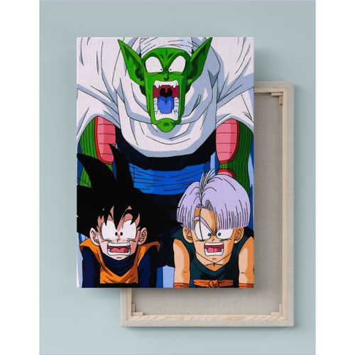 Quadro Decorativo Dragon Ball Goku Genki Dama Desenho Anime Com