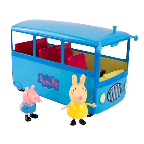 Peppa Pig Conjunto Escolinha c/ Ônibus Escolar e mais Personagens à venda –  Mamãe eu Quero