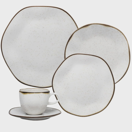 Aparelho de Jantar/Chá 30 Peças - Floreal Luiza – Porcelouças