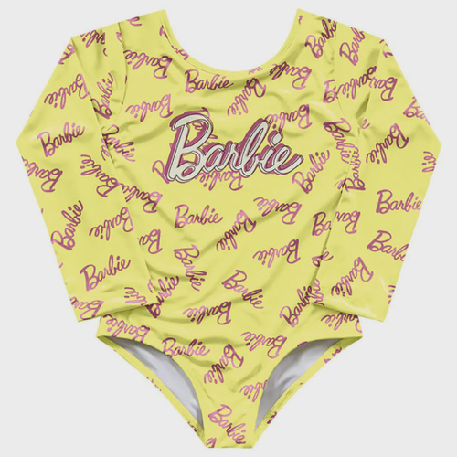 Vestido Infantil Manga Longa Em Moletom peluciado Produto Oficial Barbie  Tam 4 a 10 - Fakini