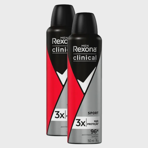 Desodorante Rexona Creme Clinical 48g Masc Clean - Kit C/6un