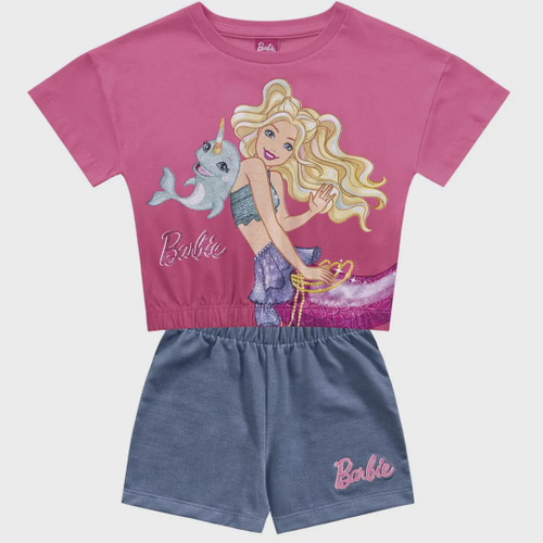 Roupas Barbie 2 Conjuntos Fashion - Presente Crianças 3-8 Anos em