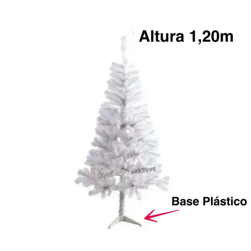 Árvore De Natal Branca 1,20cm Com144 Galhos