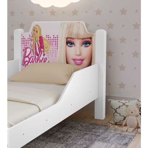 Cama Infantil Barbie com Proteção Lateral - MOS Store - MOS Store