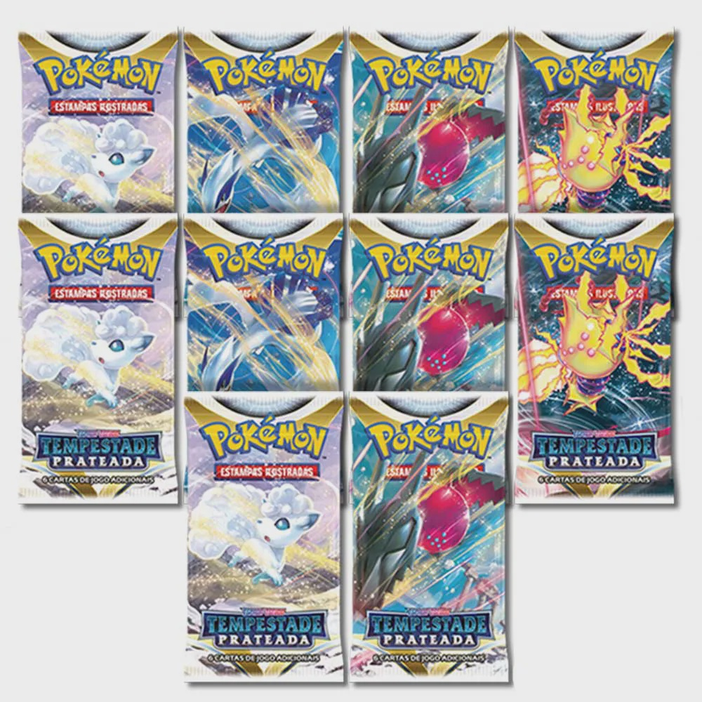 Pokemon Cartas Prateadas 10